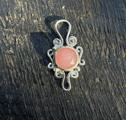 Rose Quarts Charm