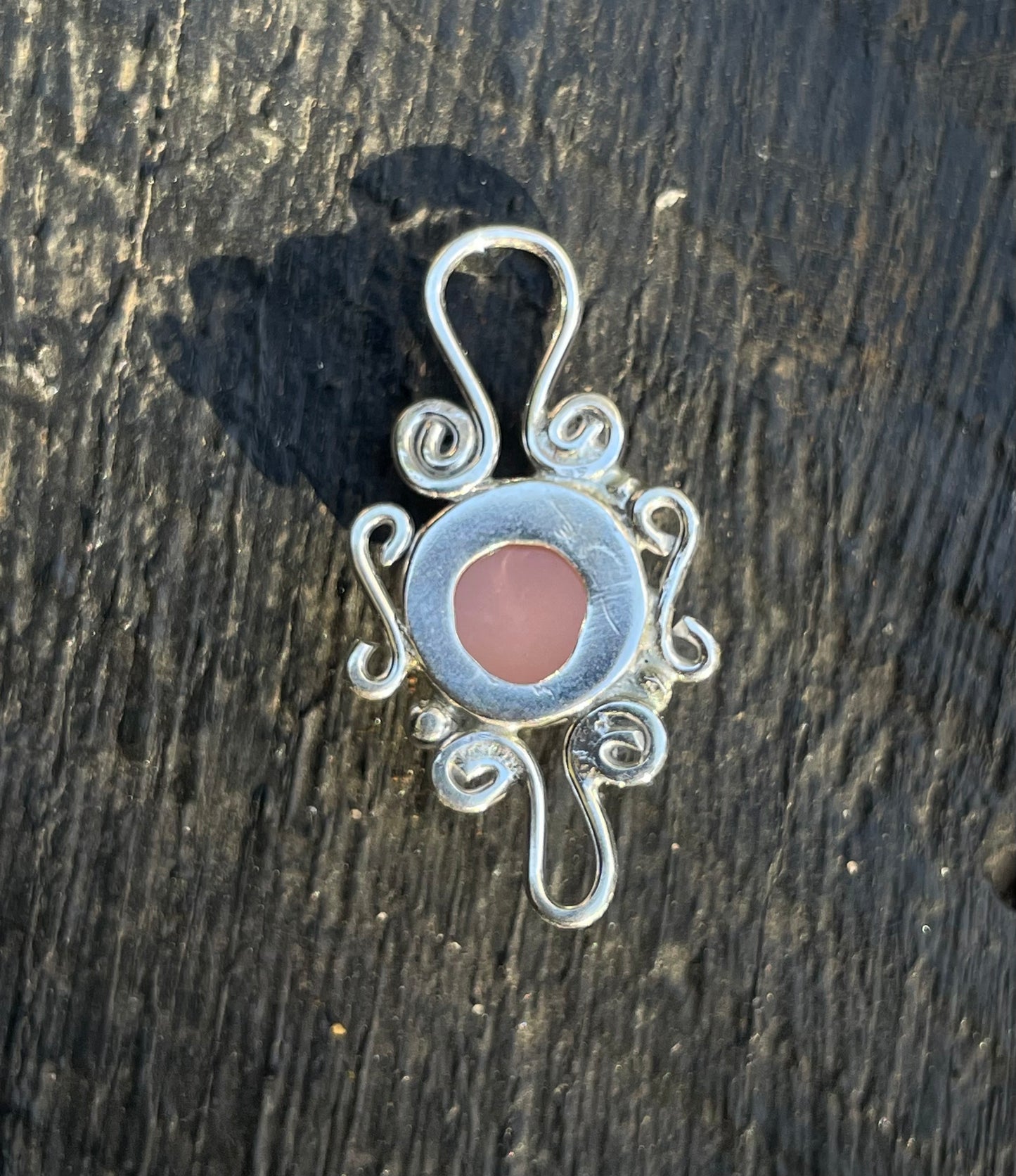 Rose Quarts Charm
